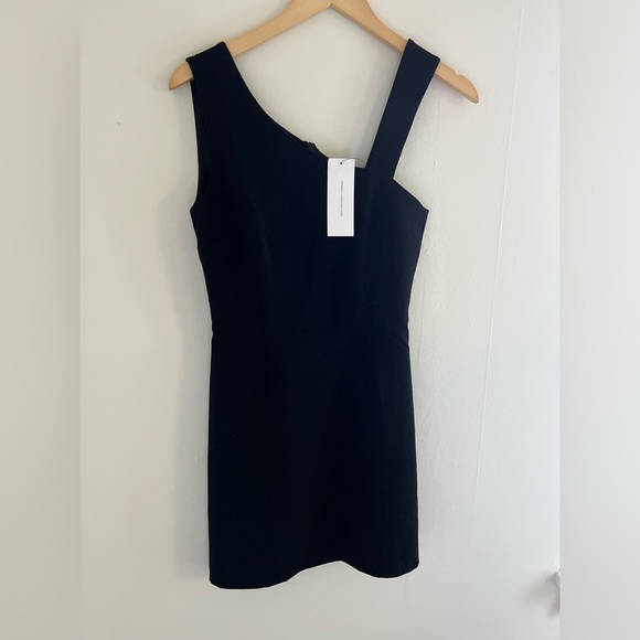 French Connection - NWT Whisper Asymmetrical Neck Skater Dress - Picture 5 of 7